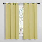 NICETOWN Paler Yellow Room Darkening Curtains by NICETOWN