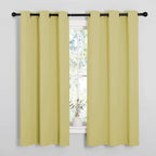 NICETOWN Paler Yellow Room Darkening Curtains by NICETOWN