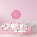 XNM Decorative Wall Clocks for Living Room Girls Pink Large Wall Clocks Battery - Image 4
