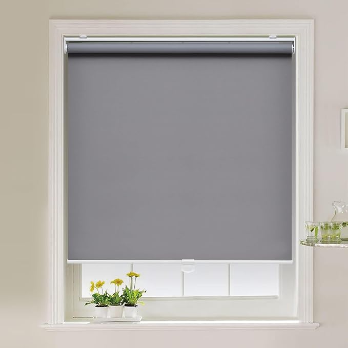 AOSKY Cordless Roller Shades Blackout Blinds - Image 2