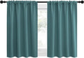 NICETOWN Blackout Curtains for Living Curtains, Sea Teal, 2 Panels, 29 by 30 by NICETOWN
