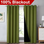 NICETOWN 100% Blackout Curtain Set, Thermal Insulated & Energy Efficiency - Image 2