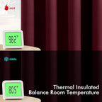 MIULEE Blackout Curtains for Bedroom Living Room 2 Panels, Thermal Insulated - Image 3