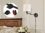Plug in Wall Sconces with Remote Control, Dimming 10%-100% & Adjustable Colors - Image 9
