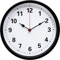 LEIKE Metal Wall Clock 10IN Black, Retro Silent Quartz Battery Operated by LEIKEWALLCLOCK