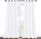 NICETOWN White Curtains for Sliding Door - Image 3