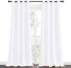 NICETOWN Blackout Curtains for Kids Room, Sea Teal, 55 x 108 Inch, Triple Weave - Image 2