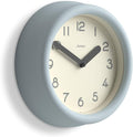 JONES CLOCKS® Fuze wall Clock | Small Round Clock | Pale Blue | Playful Modern by JONESCLOCKS