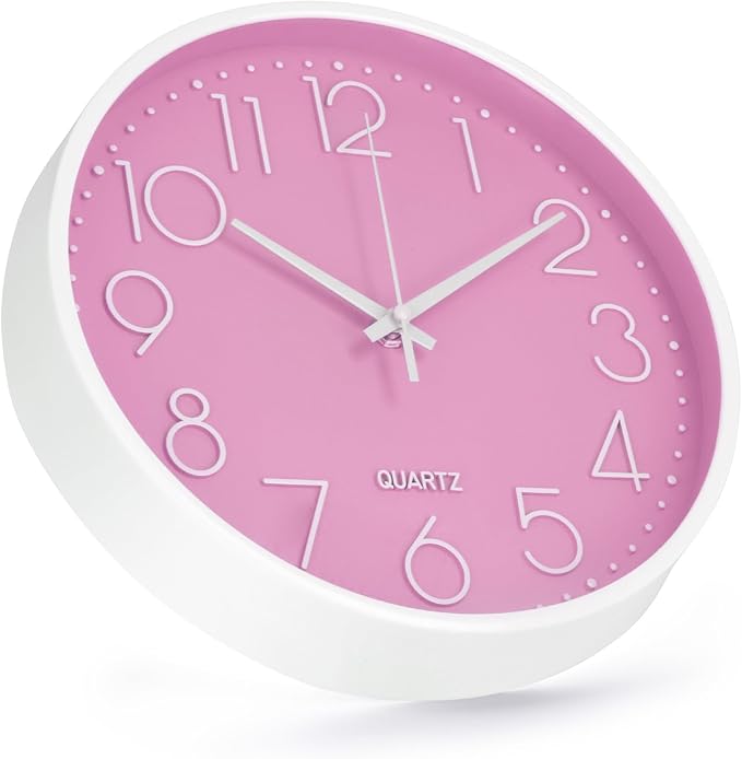 Wall Clock Non-Ticking Silent Modern Simple Style Round Decor Clock - Image 3