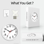 AKCISOT Wall Clock, Modern Small Wall Clocks Battery Operated 8 Inch, Silent - Image 7