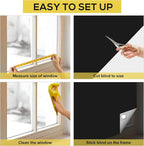 RUseeN Portable Blackout Shades Travel Window Blackout Curtains, 100% Blackout - Image 3