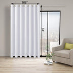 BONZER Room Divider Curtain Screen Partitions Light Reducing Wall Wide Blackout - Image 3