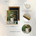 AtterrirArt Framed Funny Bathroom Wall Art, Toilet Paper Picture Painting Print - Image 7