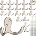 IBosins 20 Pack Heavy Duty Coat Hooks Wall Mounted by IBosins