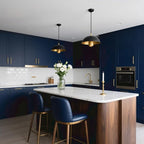 Yancorp 16"x120" Matte Gray Blue Peel and Stick Wallpaper Removable Contact - Image 7