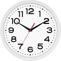 Wall Clock Silent Non-Ticking Modern Clock Battery Operated 8 Inch Small by Unknown