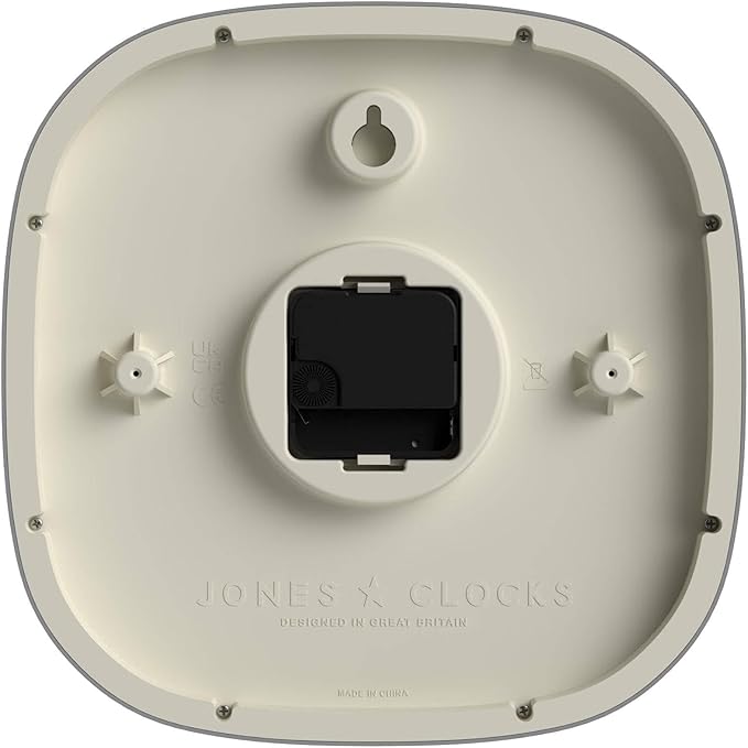 JONES CLOCKS® Sprite wall Clock | Modern Retro Rounded Square Clock | 10 inch | - Image 7