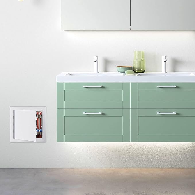 Suteck 18 x 18 Inch White Access Doors, Reinforced Hinged Access Panel - Image 7