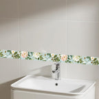IVN Wallpaper Border Peel and Stick Wall Floral Bee Decorative Wall Trim Self - Image 5