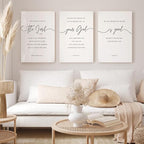 GUBIYU The Lord Your God Is Good Wall Art Black and White Christian Home Decor - Image 2