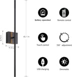KARTOOSH Battery Operated Wall Sconces - Image 5