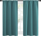 NICETOWN Kitchen Curtains Blackout Drapes & Curtains, Energy Smart Window - Image 2