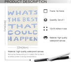 Yaasilinage Daily Reminder Positive Canvas Wall Art, Positive Affirmations Wall - Image 6