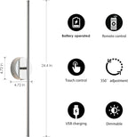 KARTOOSH Battery Operated Wall Sconces - Image 5