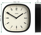 JONES CLOCKS® Marvel wall Clock | Modern Retro Rounded Square Clock | 10 inch | - Image 4