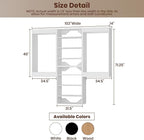 ROOMTEC Modular Closet System, Wooden Tower - Image 8