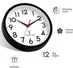 DAXSMY Atomic Wall Clock Analog 10 Inch Battery Operated Modern Decorative - Image 5