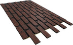 EverStone Aged Brick Faux Brick Panel, 46 7/8"W x 27"H x 1 1/4"D, Heath Color - Image 6