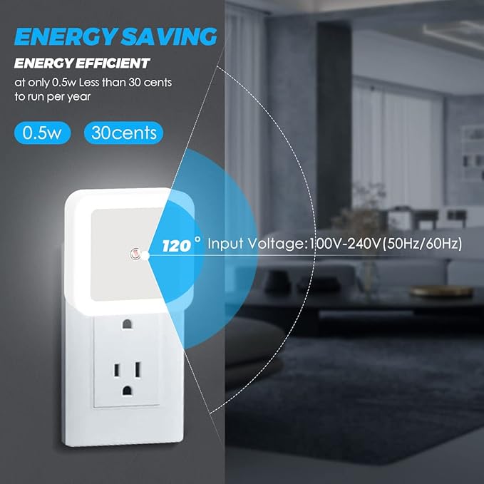 Sujeet Night Light, Night Lights Plug into Wall 8-Pack, Nightlight Plug in - Image 5