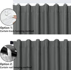 Room Divider Blackout Curtain Total Privacy Thermal Insulated Curtains - Image 5