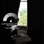 NICETOWN Black Out Velvet Curtains 98 inch Long - Image 5