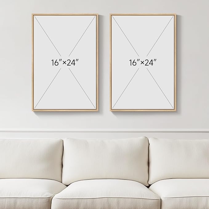 Framed Neutral Abstract Wall Art - Image 3