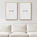 Framed Neutral Abstract Wall Art - Image 3