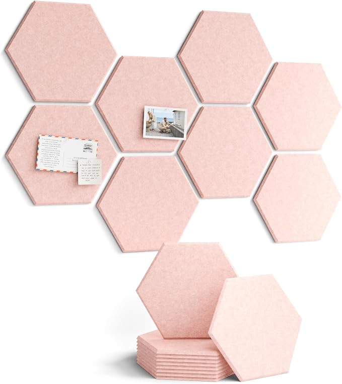 Fluxynara Hexagon Cork Board Alternative by FLUXYNARA