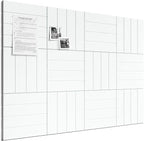 Bumusty Large Cork Board Alternative-48 x 36" Felt Bulletin Board Tiles by BUMUSTY