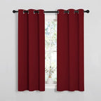 NICETOWN Christmas Burgundy Bedroom Curtains Blackout Draperies, Decorations - Image 2