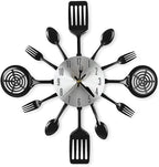 16 Inch Cutlery Kitchen Wall Clocks by CIGERA