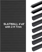 Slatwall Panels 4'x8' Garage Wall Organizer by FRAYSCENT