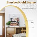 VooBang Arched Wall Mirror, 26 x 41 inch Arch Bathroom Mirror, Wall Mounted - Image 3
