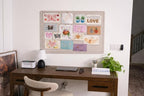 Large Felt Bulletin Board for Wall, Soft Felt Cork Board for Office, Home - Image 7