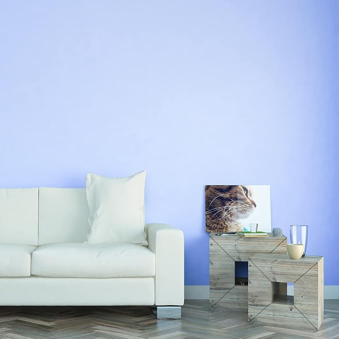 Light Blue Peel and Stick Wallpaper, 15.7 X 157 inches Renter Friendly Wallpaper - Image 5