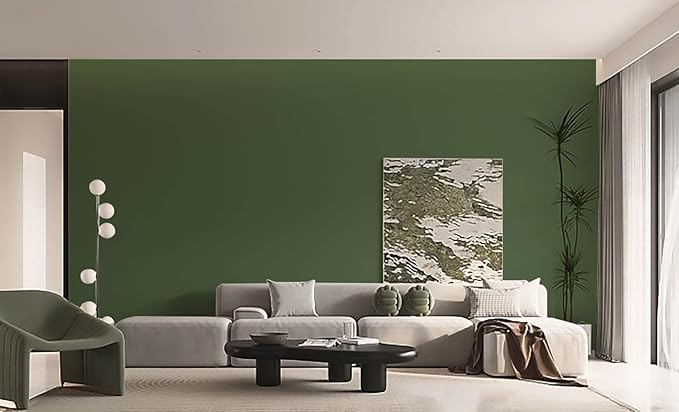 Dimoon 590''x15.7'' Green Skin Peel and Stick Wallpaper Contact Paper Modern - Image 7