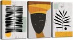 Framed Canvas Wall Art African Ethno Motive Wall Art Set, Abstract Ethno Art - Image 7