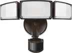 LUTEC 72W 7500LM LED Security Lights Motion Sensor Light Outdoor, 5000K Daylight by LUTEC