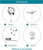 Large Wall Clocks for Living Room Decor Modern Silent Wall Clock Battery - Image 7