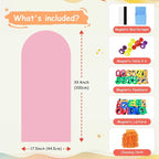 Magnetic Wall Decal 39.3x17.5 Inch Pink Color Magnetic Wall Decal Magnet Wall - Image 2